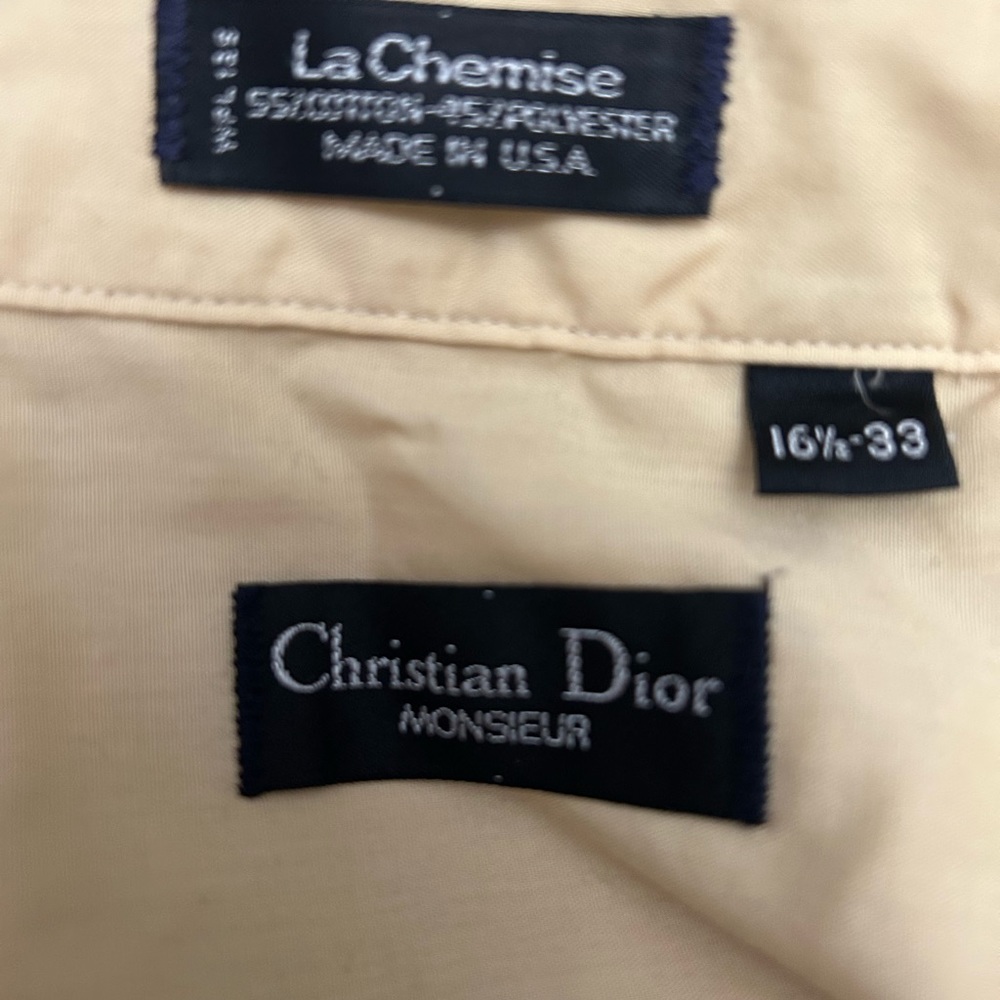 Christian Dior Mens Dress Shirt Large